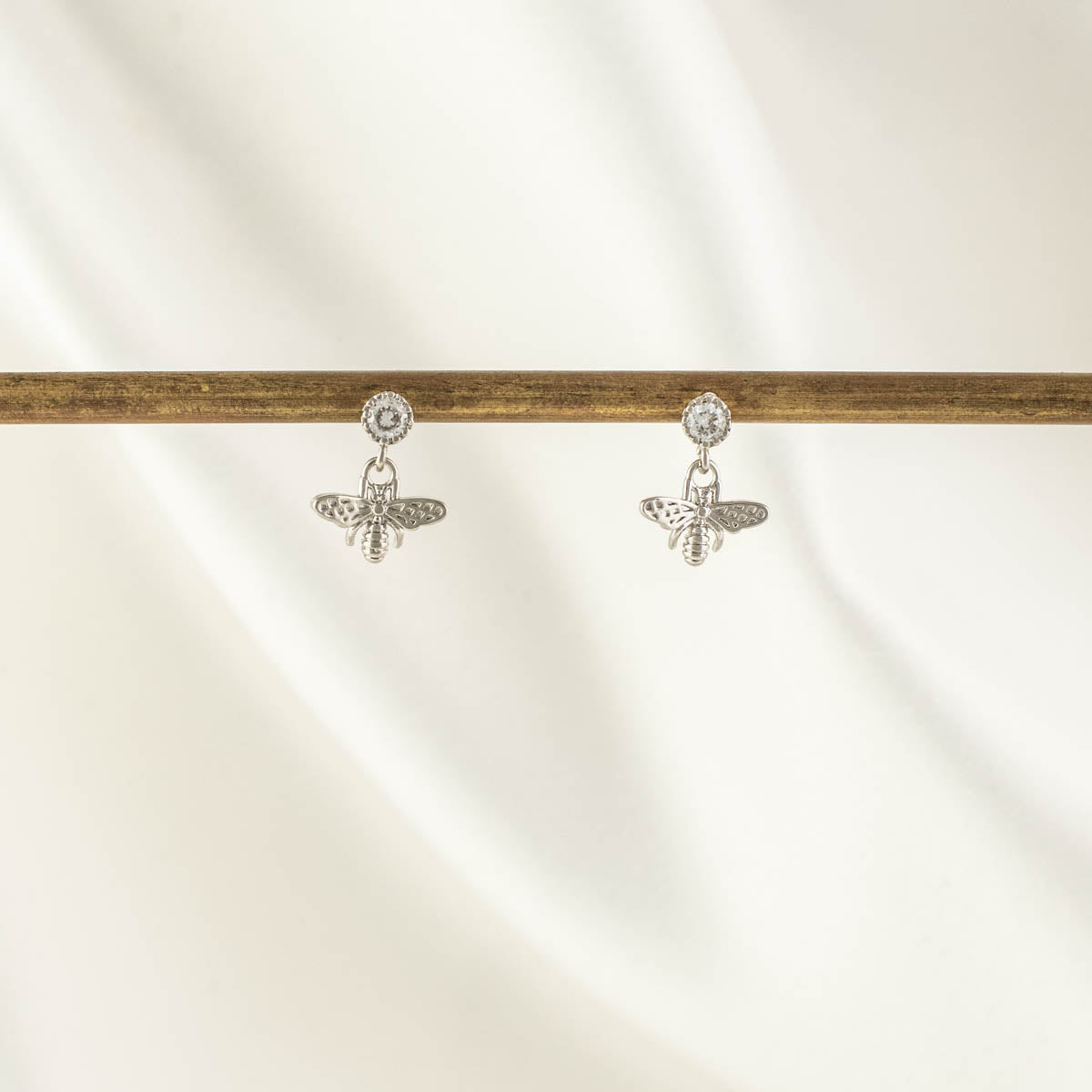 Melina Bee Embellished Dangle Studs