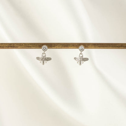 Melina Bee Embellished Dangle Studs