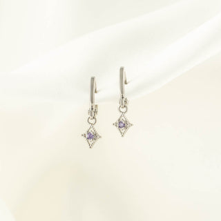 Pandora Amethyst Earrings