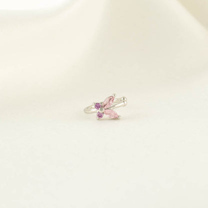 Sallie Pink Zircon Ear Cuff