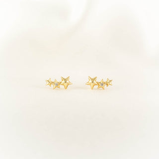 Skylar Star White Zircon Crawler Studs