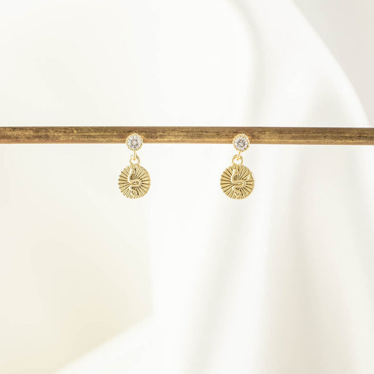 Sylvie Snake Embellished Dangle Studs