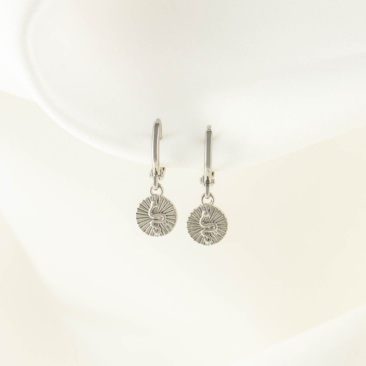 Sylvie Snake Huggie Earrings