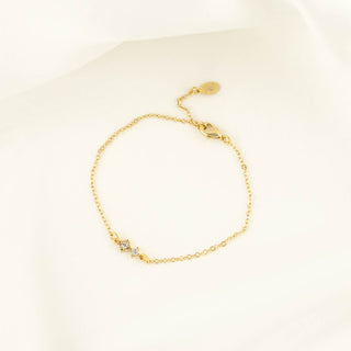 Temperance Diamond Bracelet - Gold Filled