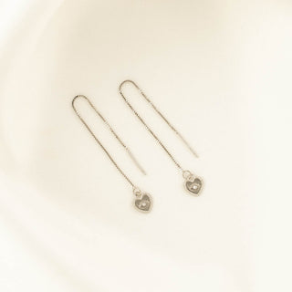 Valerie Evil Eye White Zircon Threaders [PRE-ORDER]